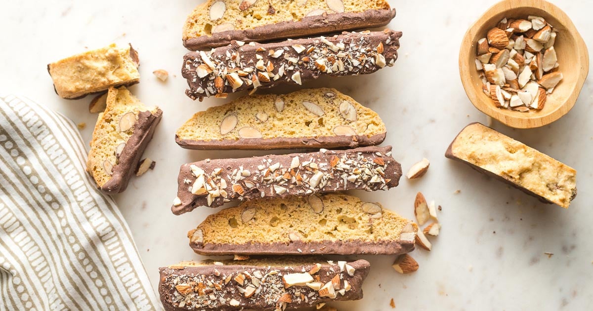 Almond Biscotti - Sip and Feast