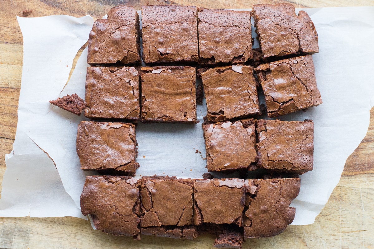 One-Bowl Chewy Brownies | Nourish And Fete