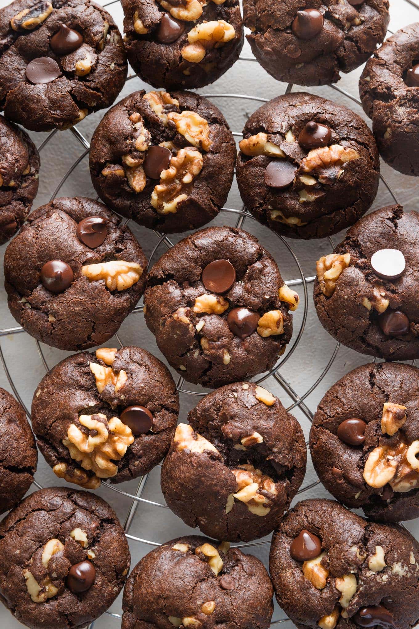 Double Chocolate Chunk Walnut Cookies Recipe