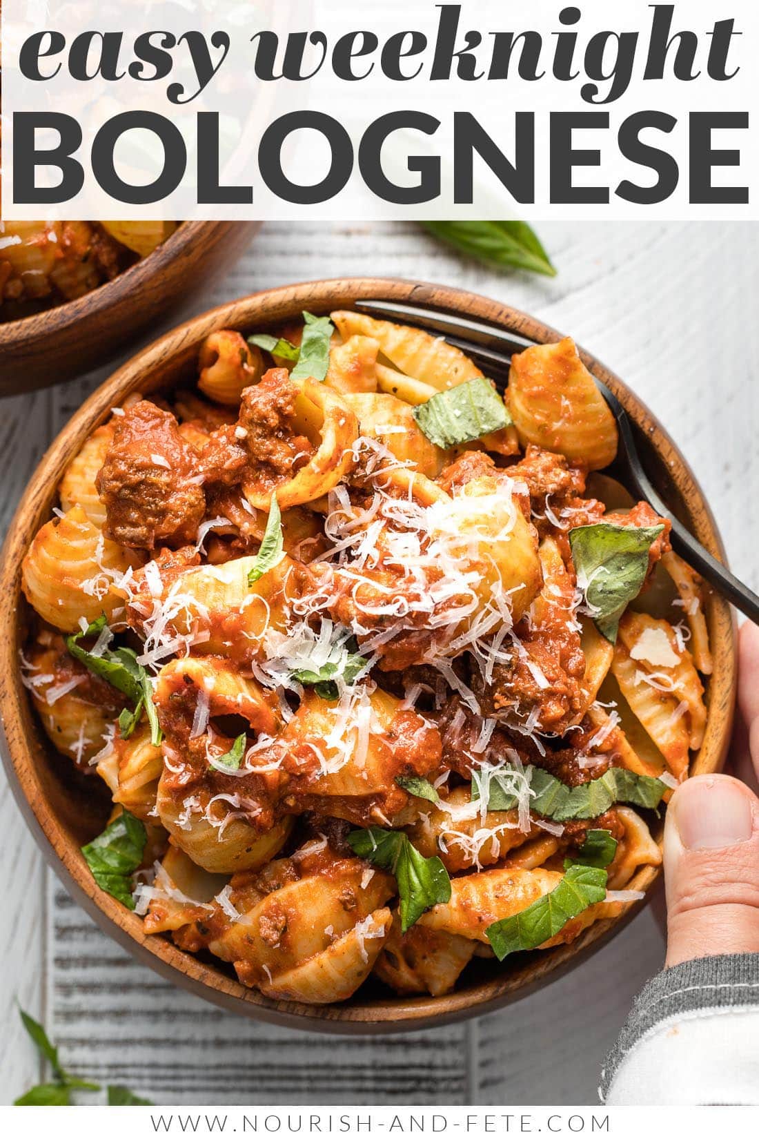 Weeknight Bolognese - Nourish and Fete