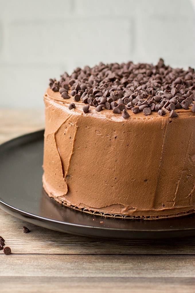 One Bowl Chocolate Cake (No eggs, No butter) ⋆
