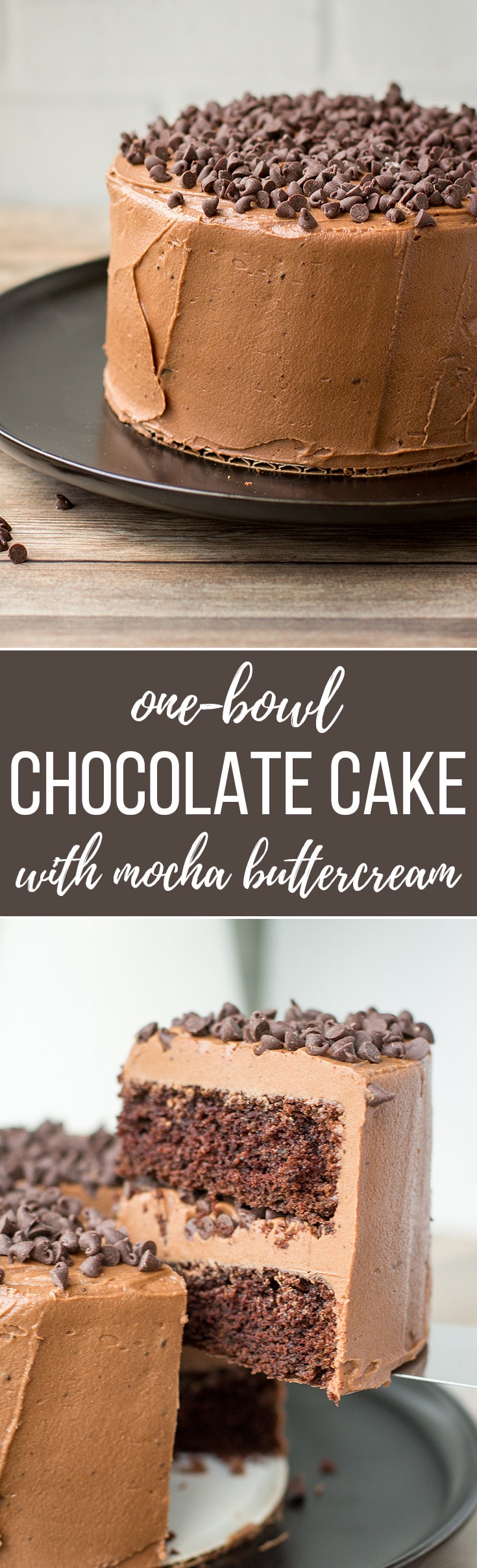 One-Bowl Mini Chocolate Cake with Mocha Buttercream - Nourish and Fete