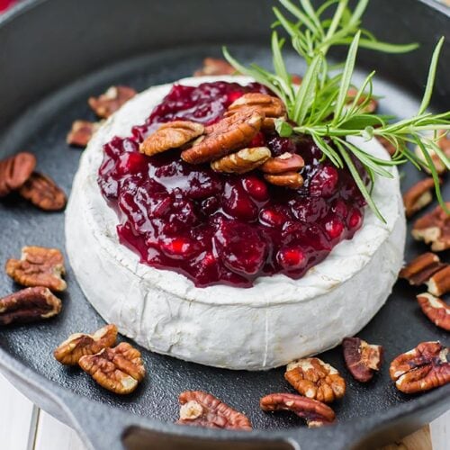 Baked Brie with Pomegranates Recipe - Love and Lemons