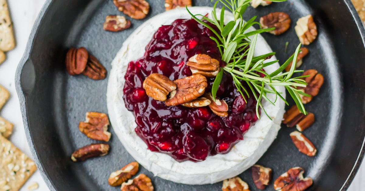 Baked Brie with Pomegranates Recipe - Love and Lemons