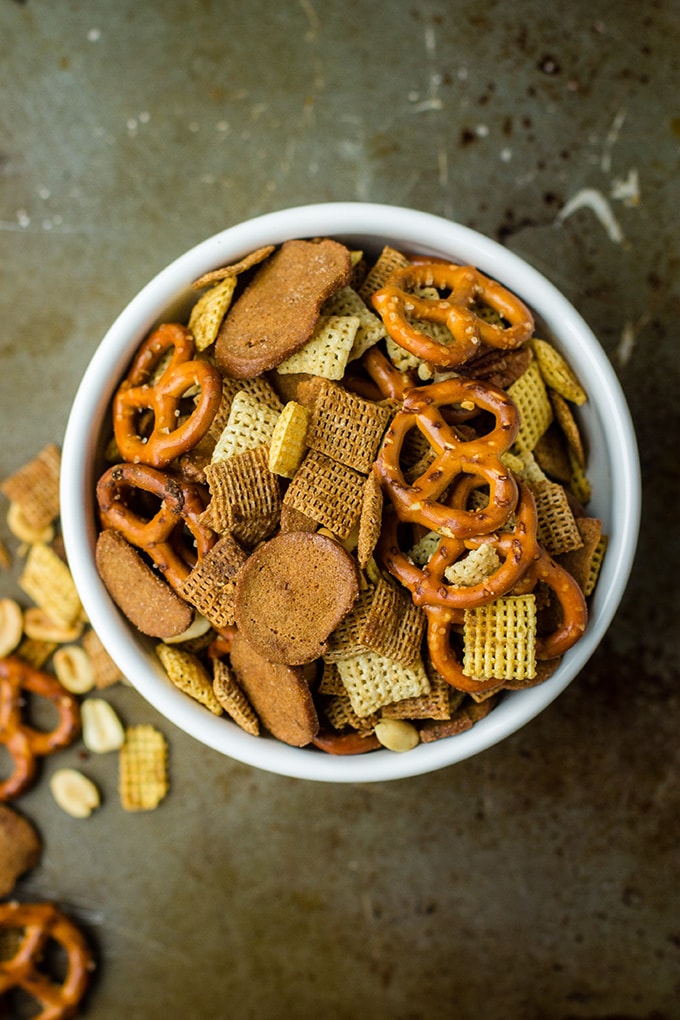 Rye Chip Chex Mix - Nourish and Fete