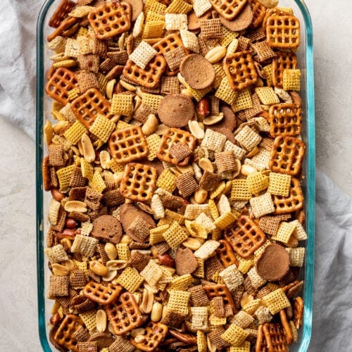 Bold Chex Snack Mix - A Family Favorite Baked in the Oven! - Mom