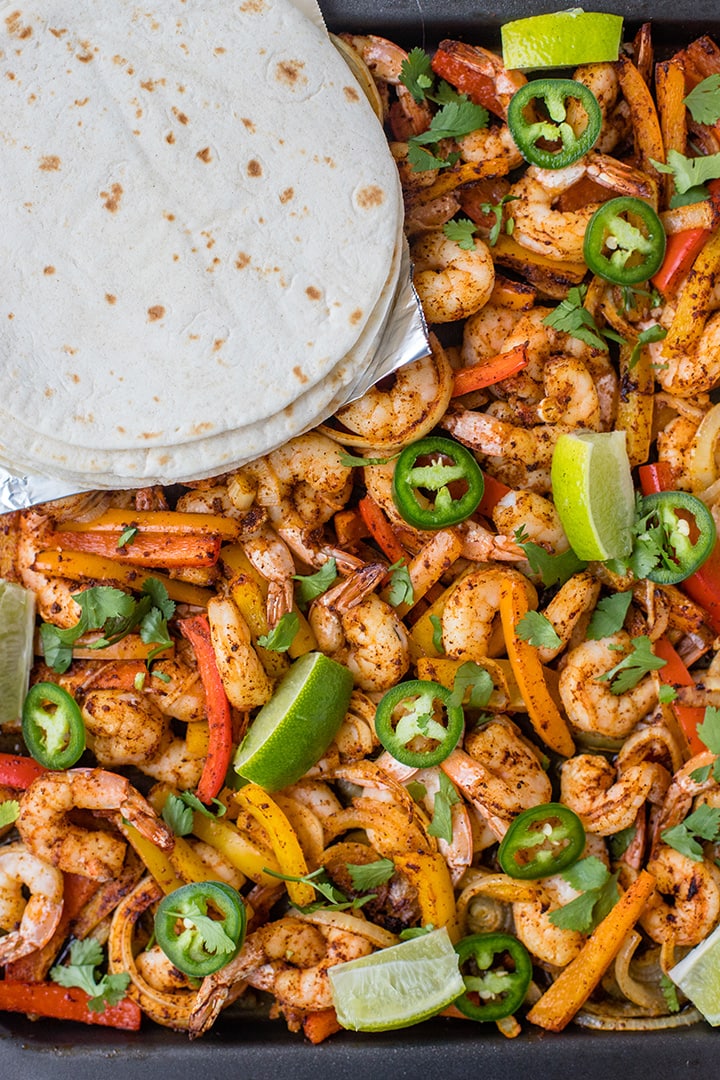 Easy Meal Prep Recipe Shrimp Fajita Bowls - No. 2 Pencil