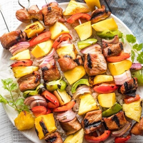 Grilled pork kabobs hotsell