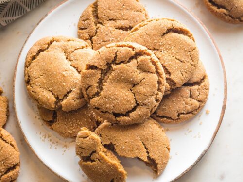 Chewy Ginger Molasses Cookies Recipe