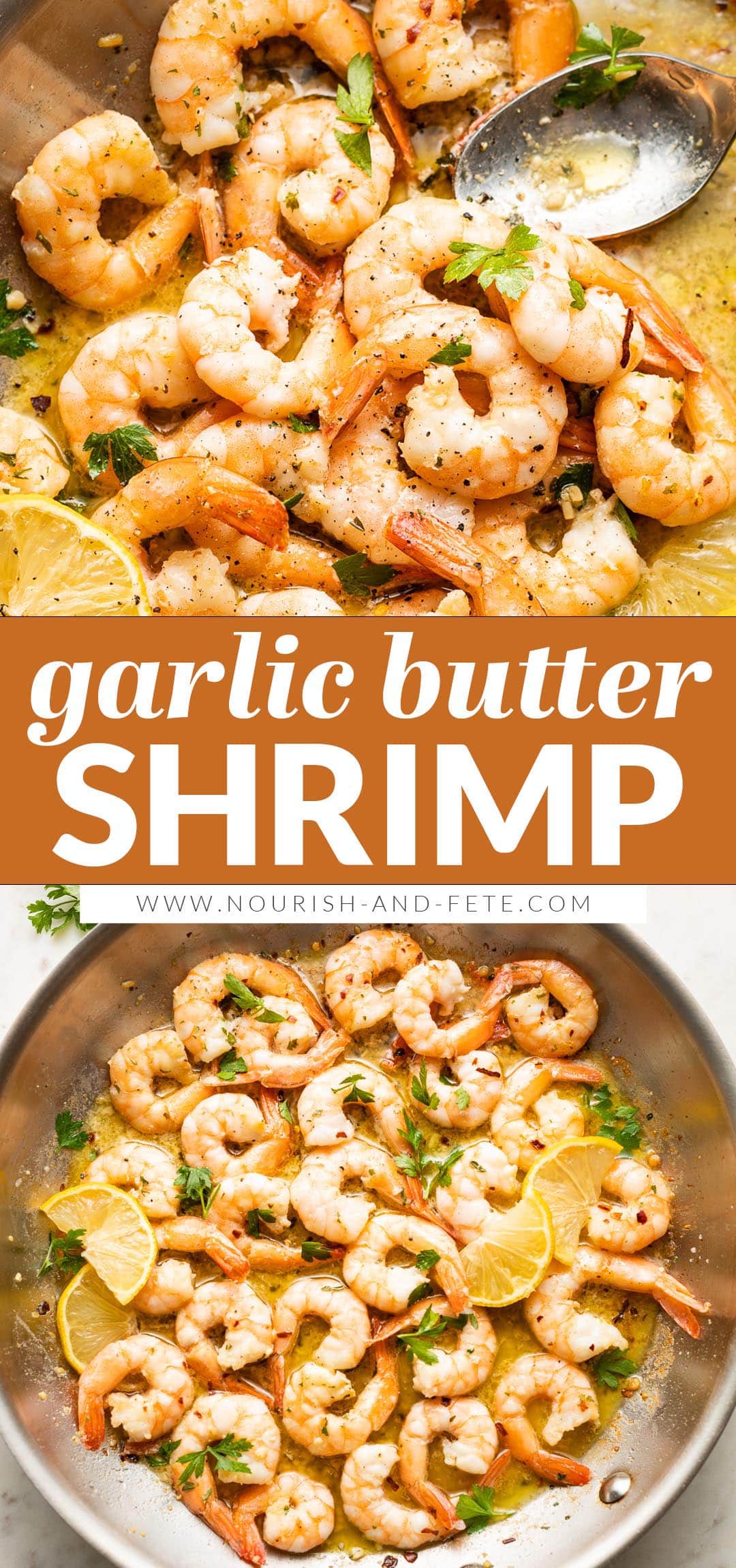 15-Minute Garlic Butter Shrimp - Nourish and Fete