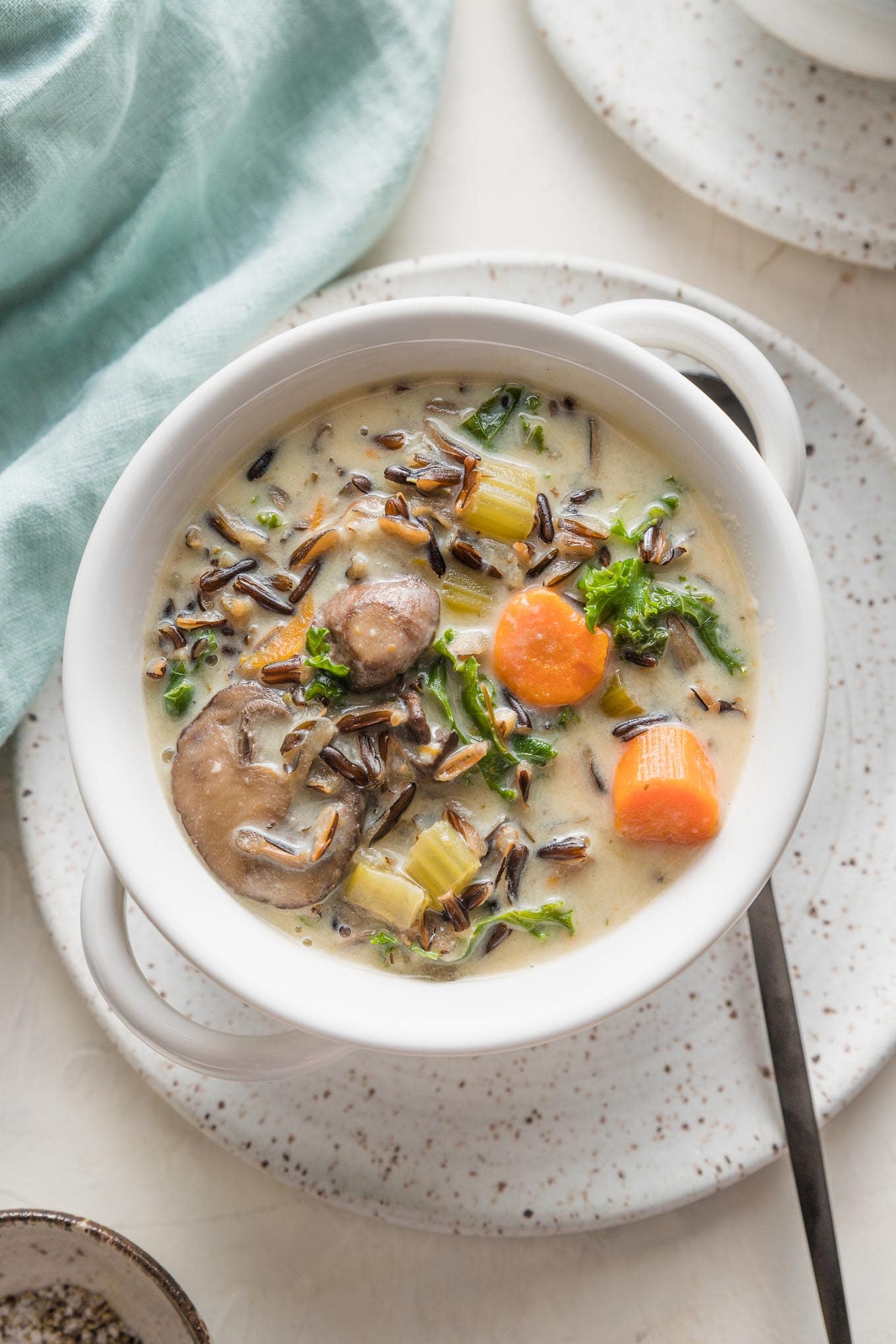 Instant Pot Wild Rice Soup Nourish and Fete