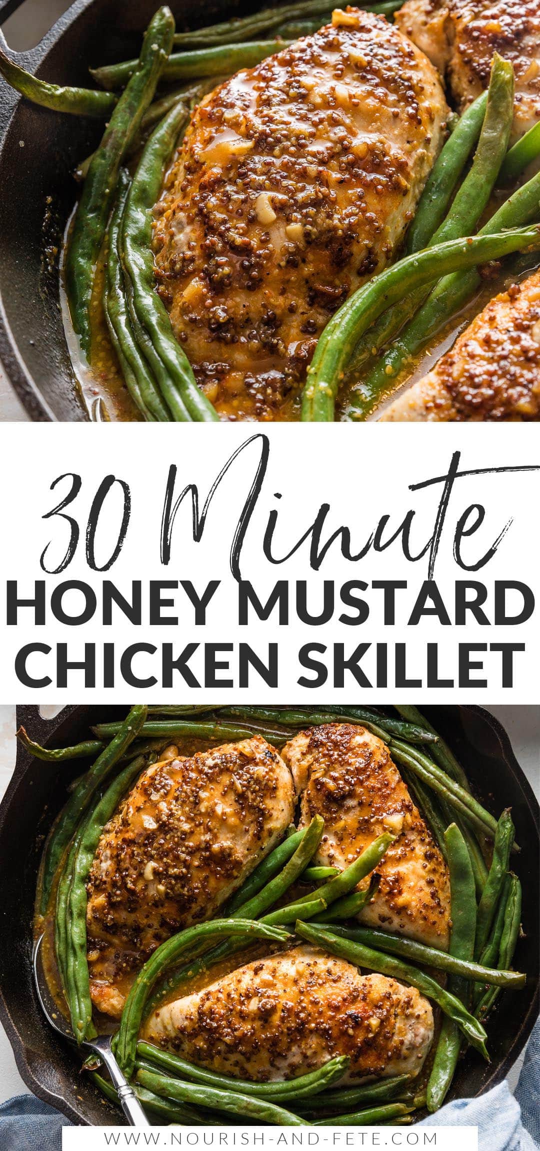 Honey Mustard Chicken Skillet - Nourish and Fete