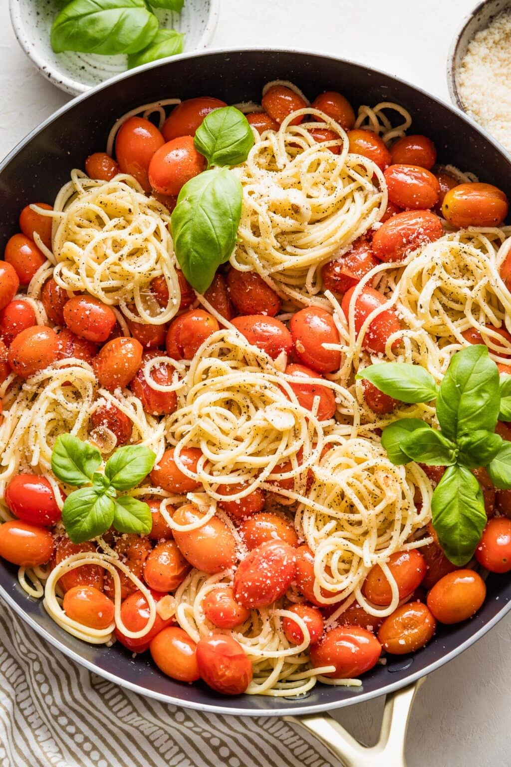 Roasted Tomato Pasta (20 Minutes!) - Nourish and Fete