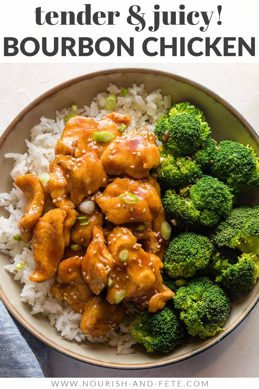 Bourbon Chicken Recipe (25 Minutes!) - Nourish and Fete