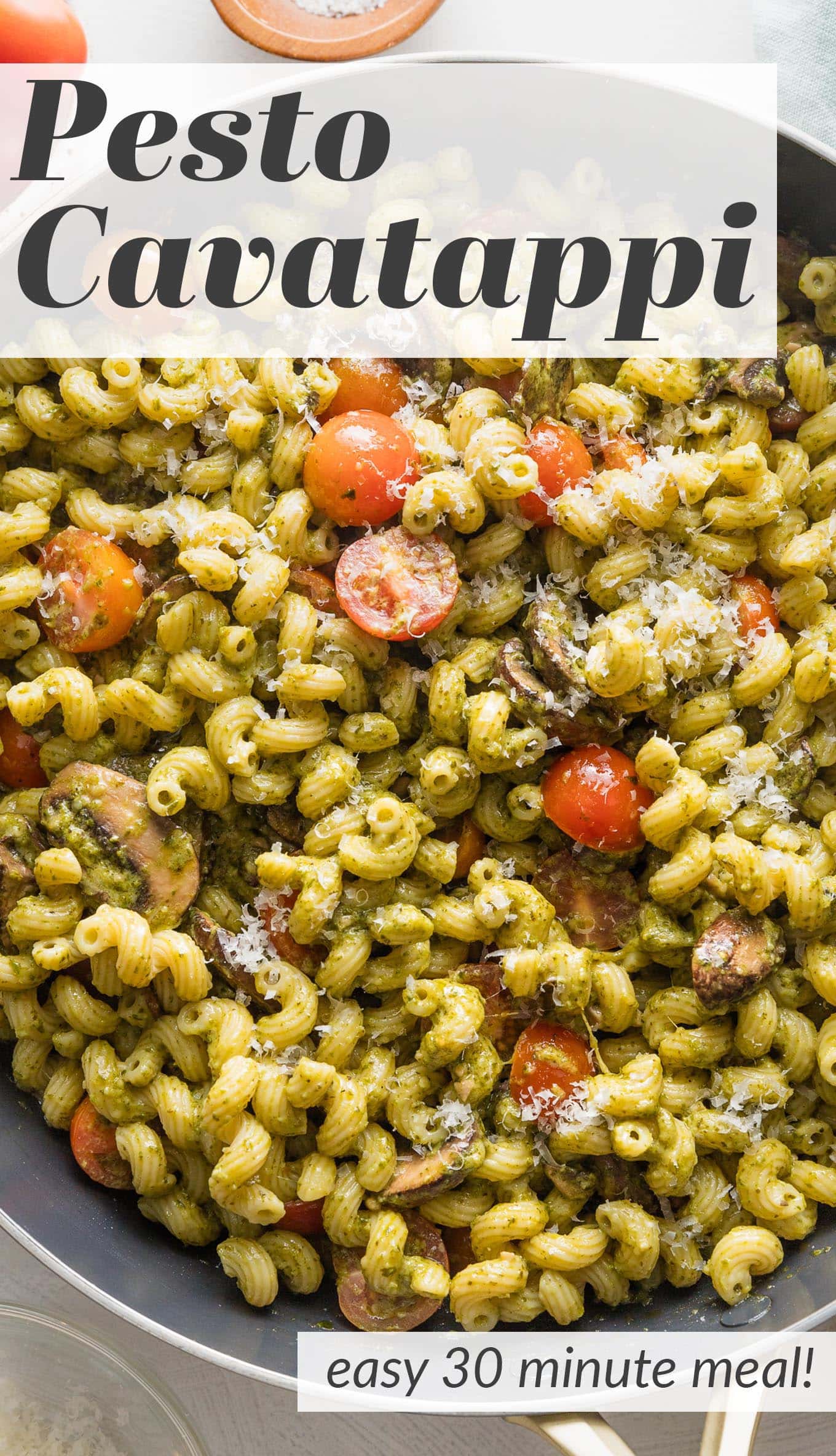 Pesto Cavatappi Recipe (noodles & Company Copycat) - Nourish And Fete