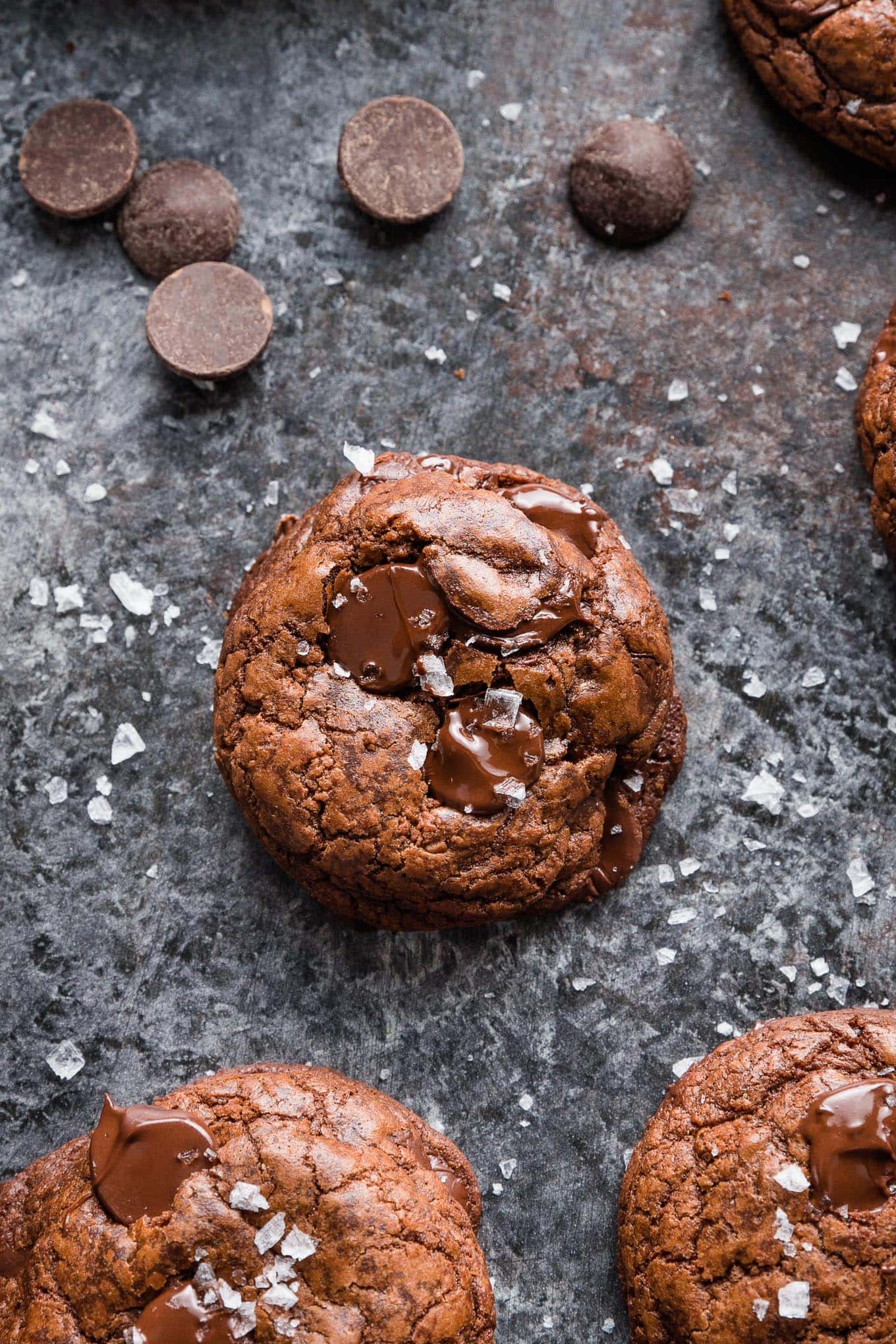 Chewy Ginger Chocolate Chunk Cookies - Baker by Nature