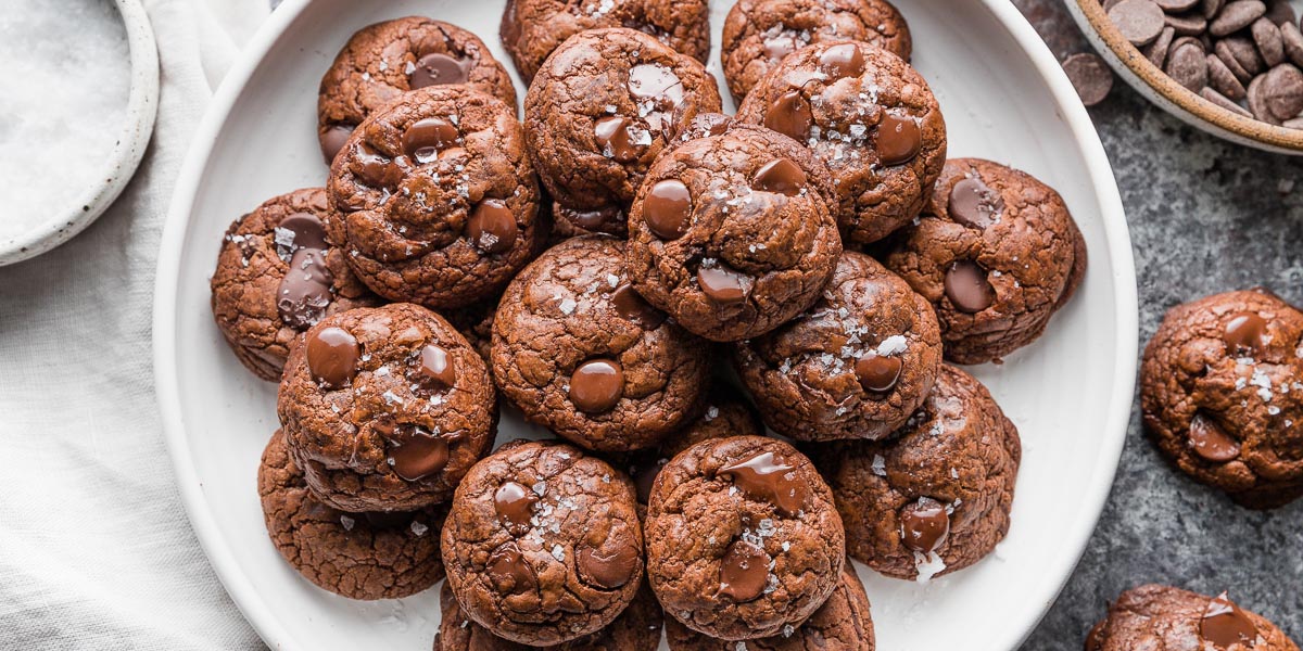 Chocolate Chip Mini M&M Cookies - Nourish and Fete