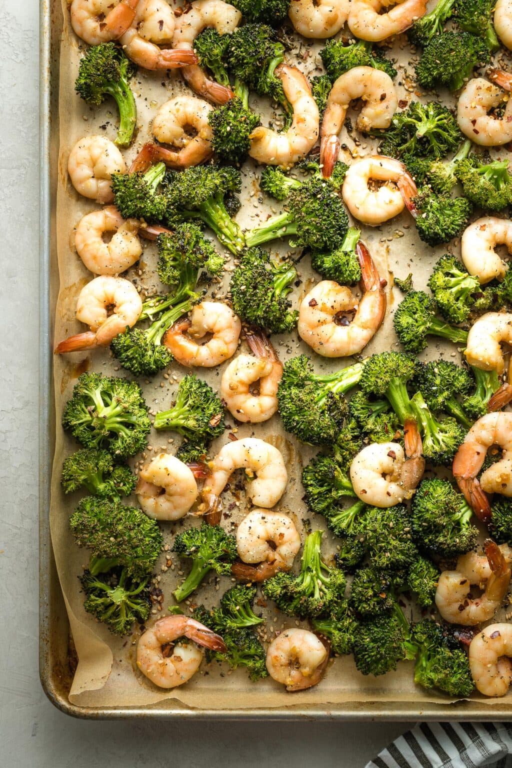 Sheet Pan Honey Garlic Shrimp And Broccoli - Nourish And Fete