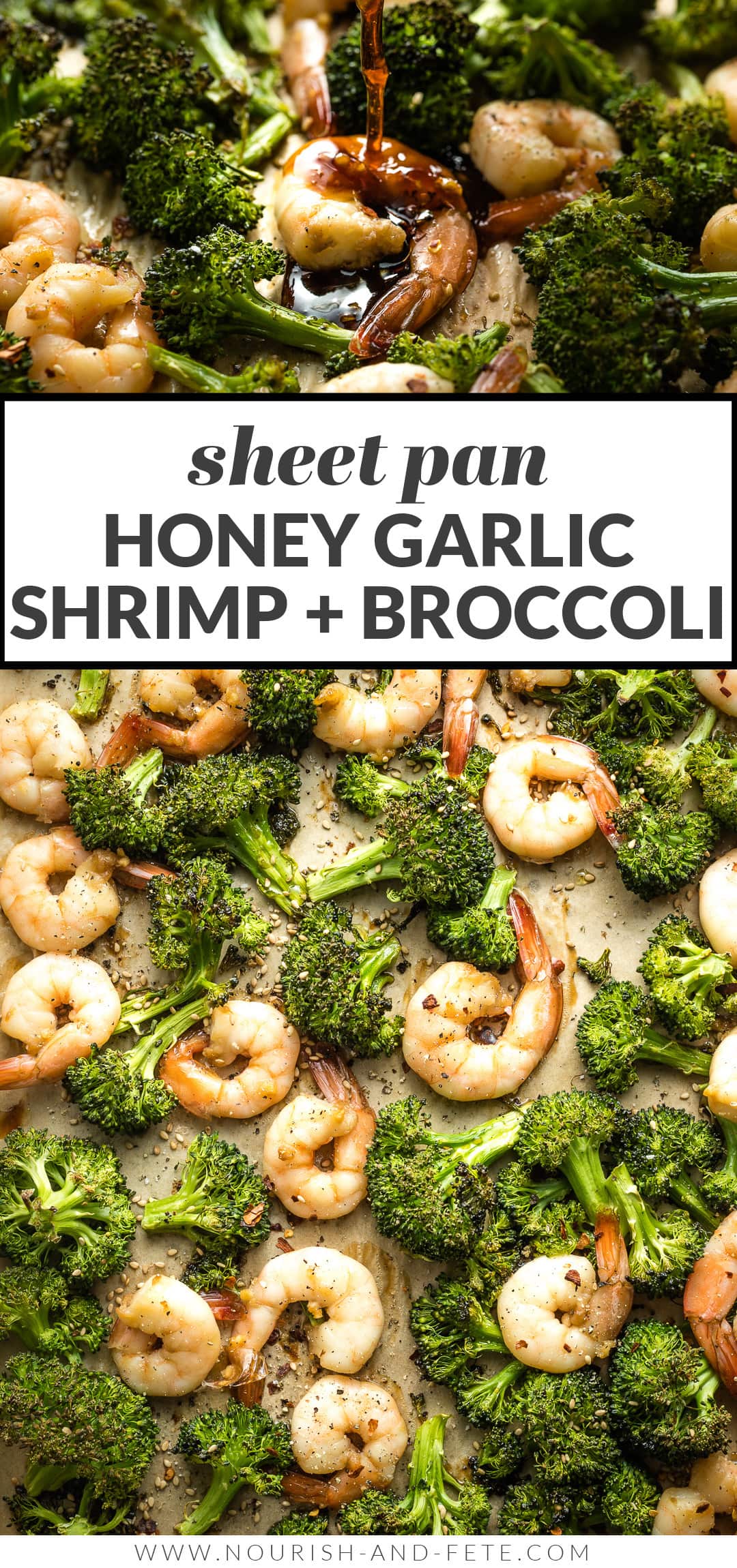 Sheet Pan Honey Garlic Shrimp And Broccoli - Nourish And Fete