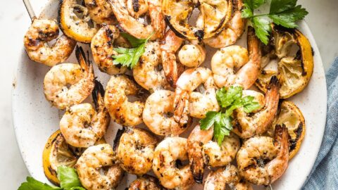 Greek grilled clearance shrimp