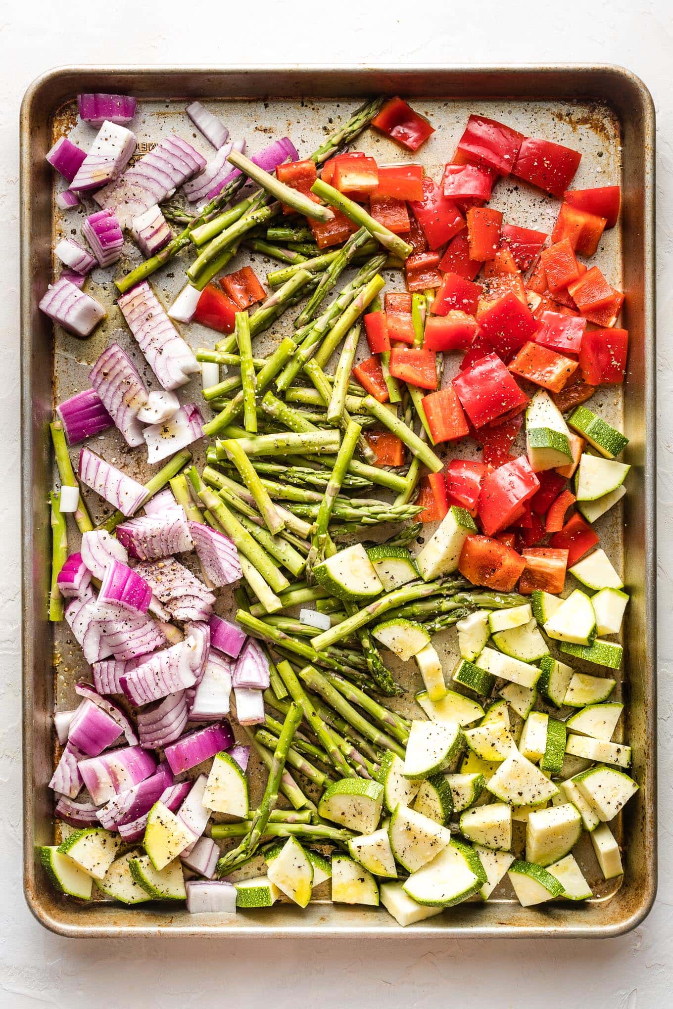 Tortellini with Roasted Veggies and Basil Vinaigrette - Nourish and Fete