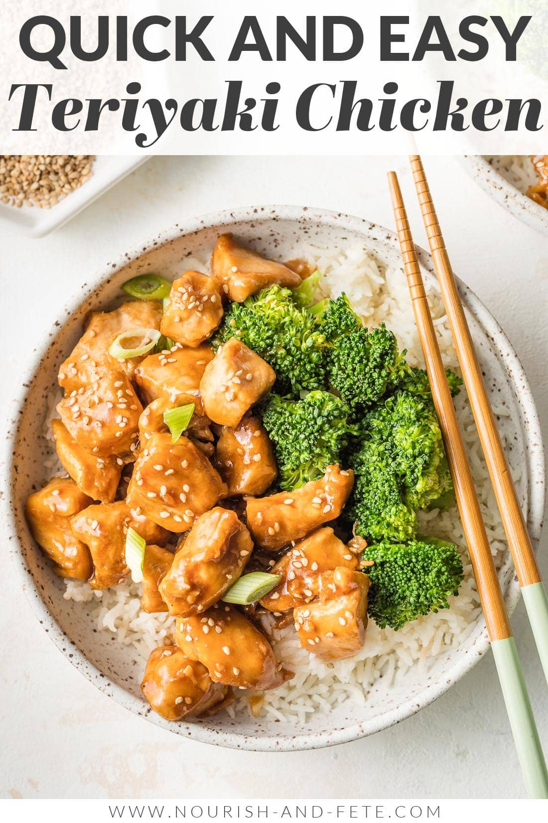 Honey Teriyaki Chicken - Nourish and Fete