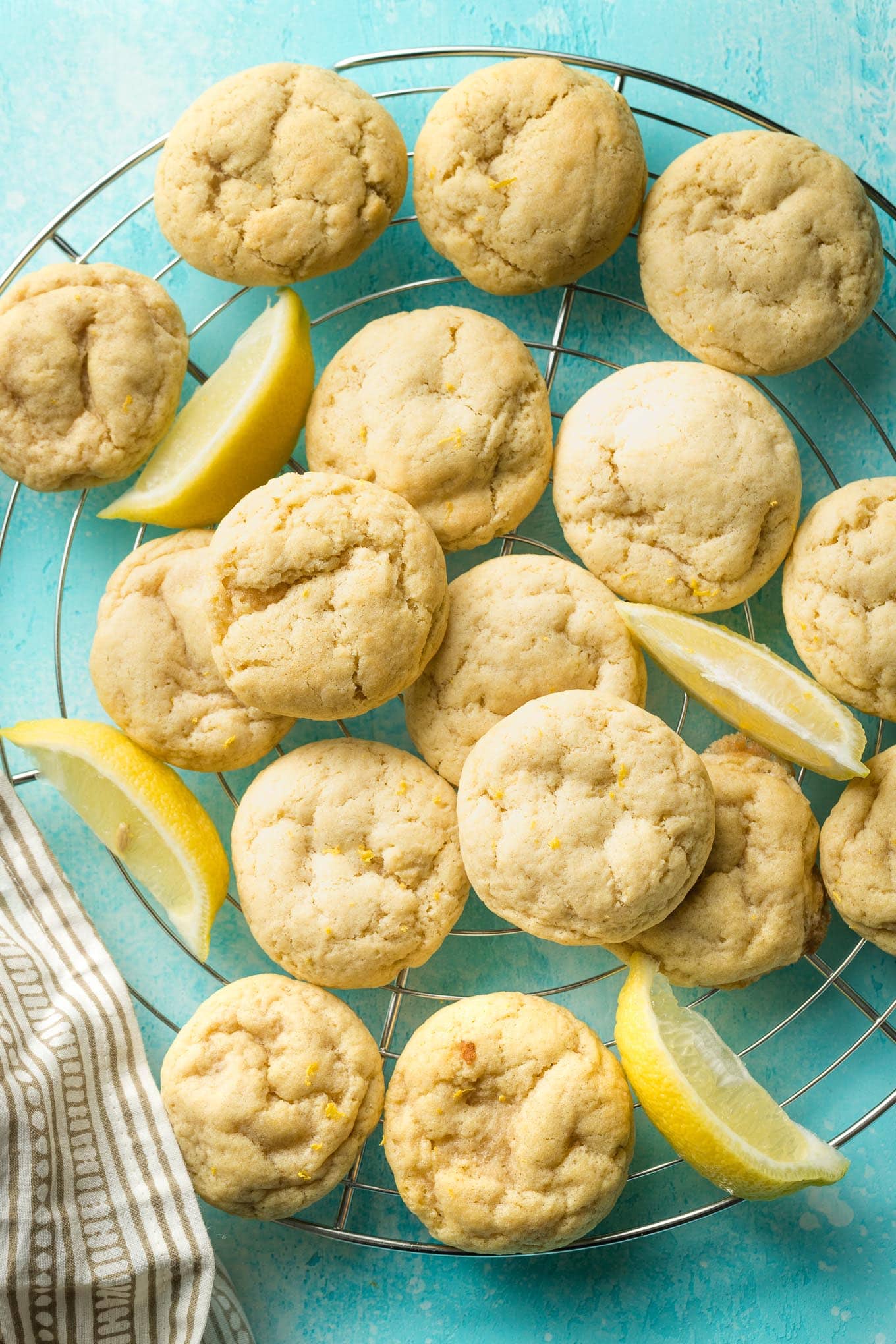 Soft Lemon Sugar Cookies