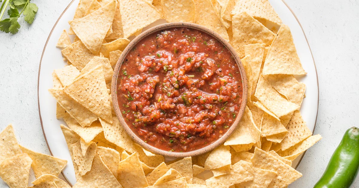 Spicy Blender Salsa (Ready in 10 Minutes an Freezer Friendly)