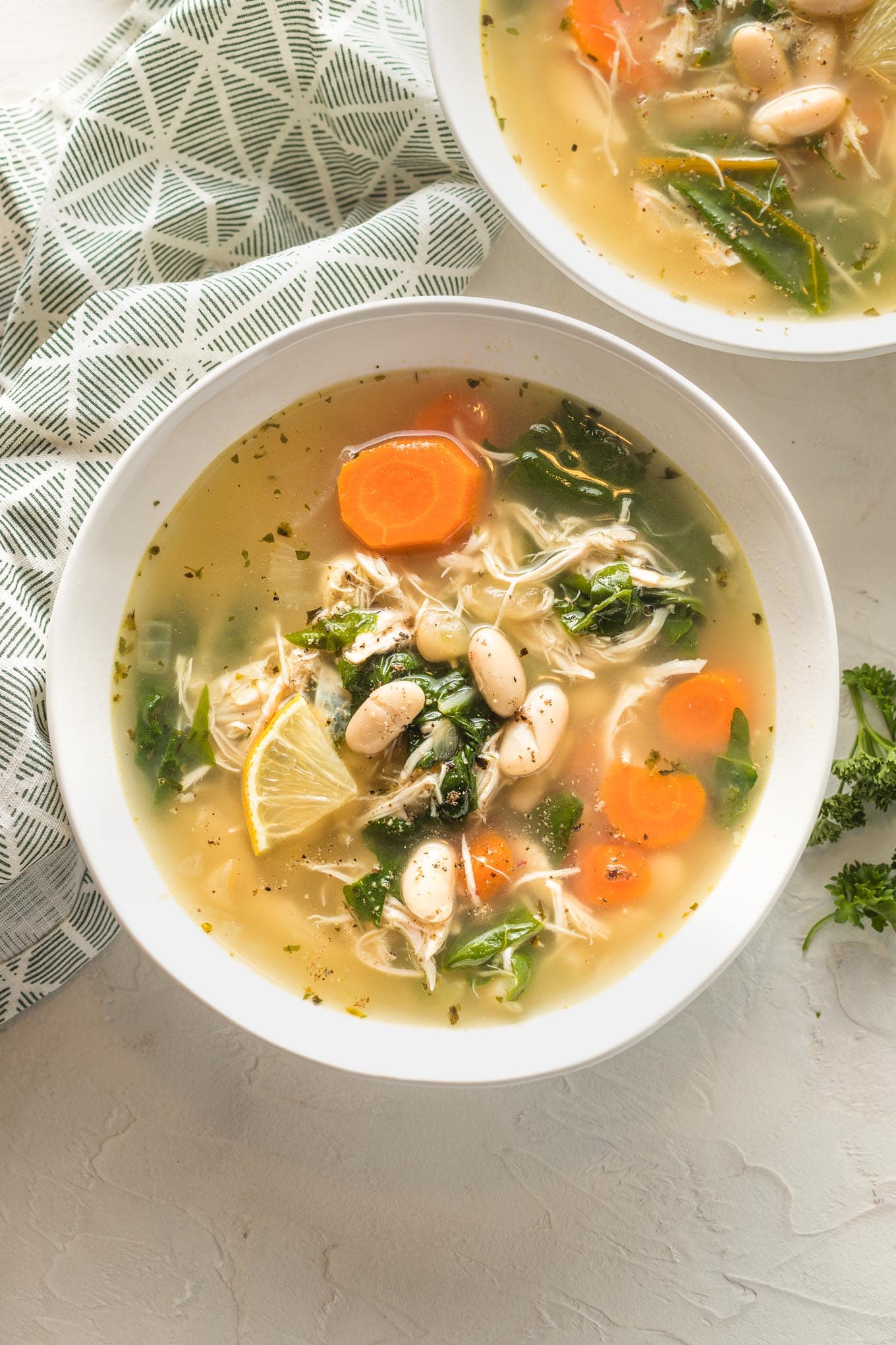 Instant pot chicken white bean online soup