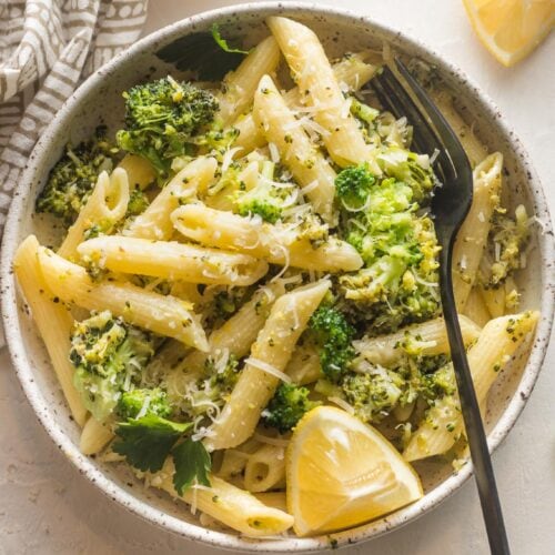 Lemon Broccoli Pasta - Nourish and Fete