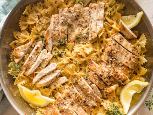 Lemon Chicken Pasta - Nourish and Fete