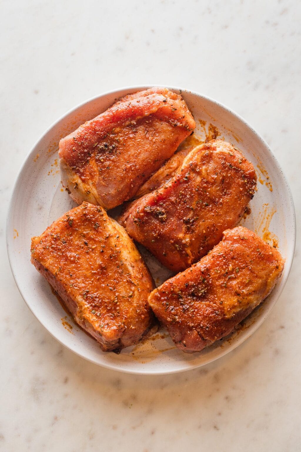 Baked Boneless Pork Chops (5 Minutes Prep!) - Nourish and Fete