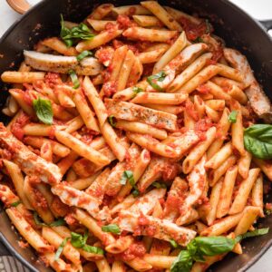 Chicken Marinara Pasta - Nourish and Fete