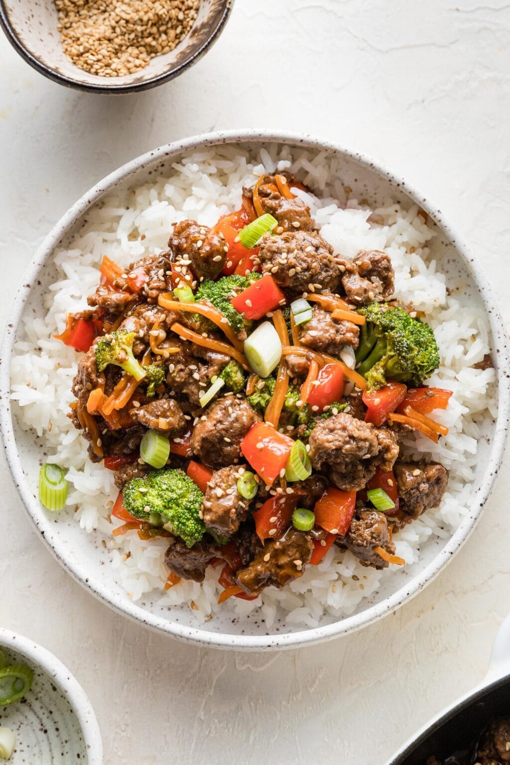 Teriyaki Ground Beef (Quick & Homemade) - Nourish and Fete