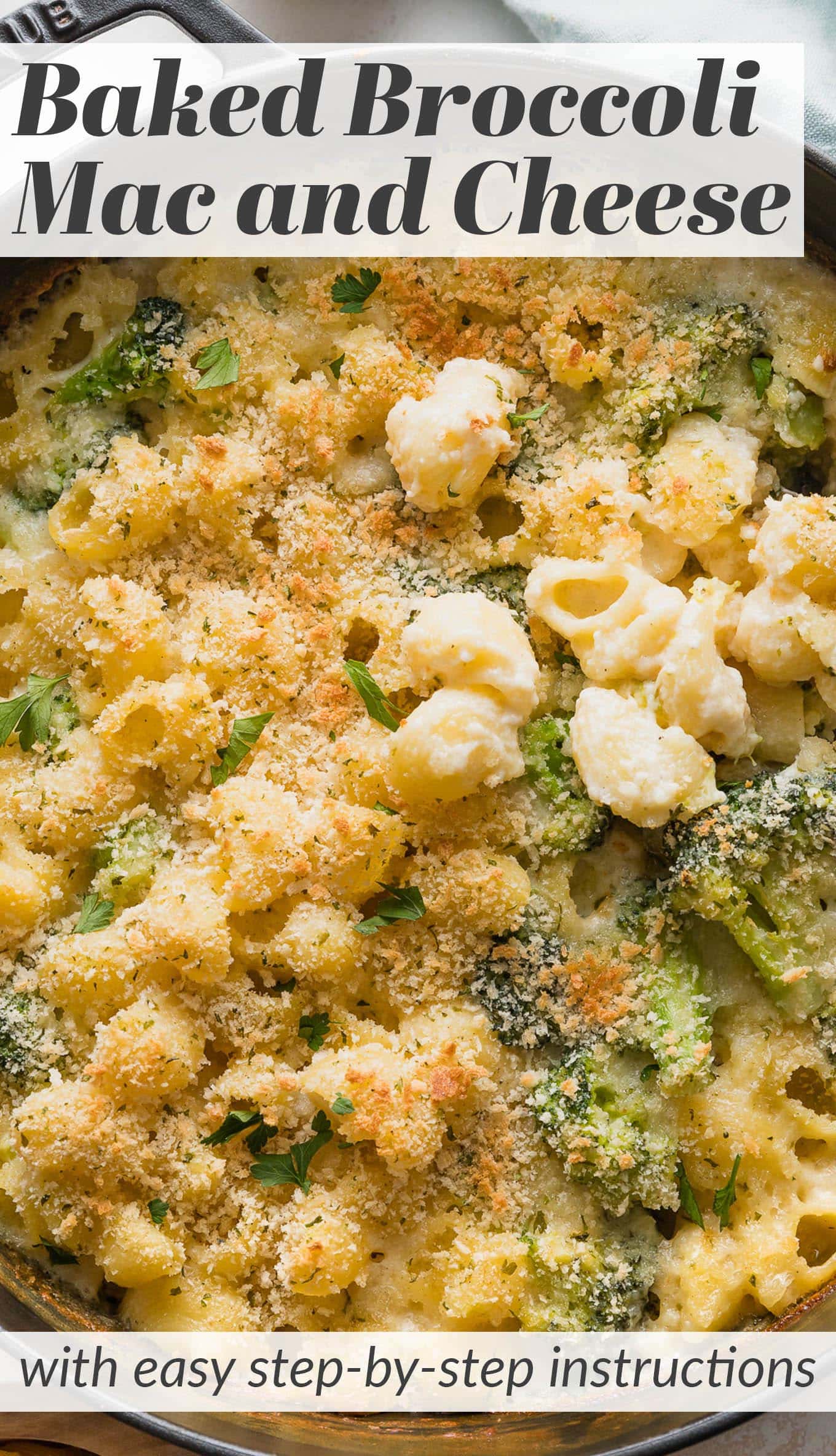 Baked Broccoli Mac And Cheese Nourish And Fete
