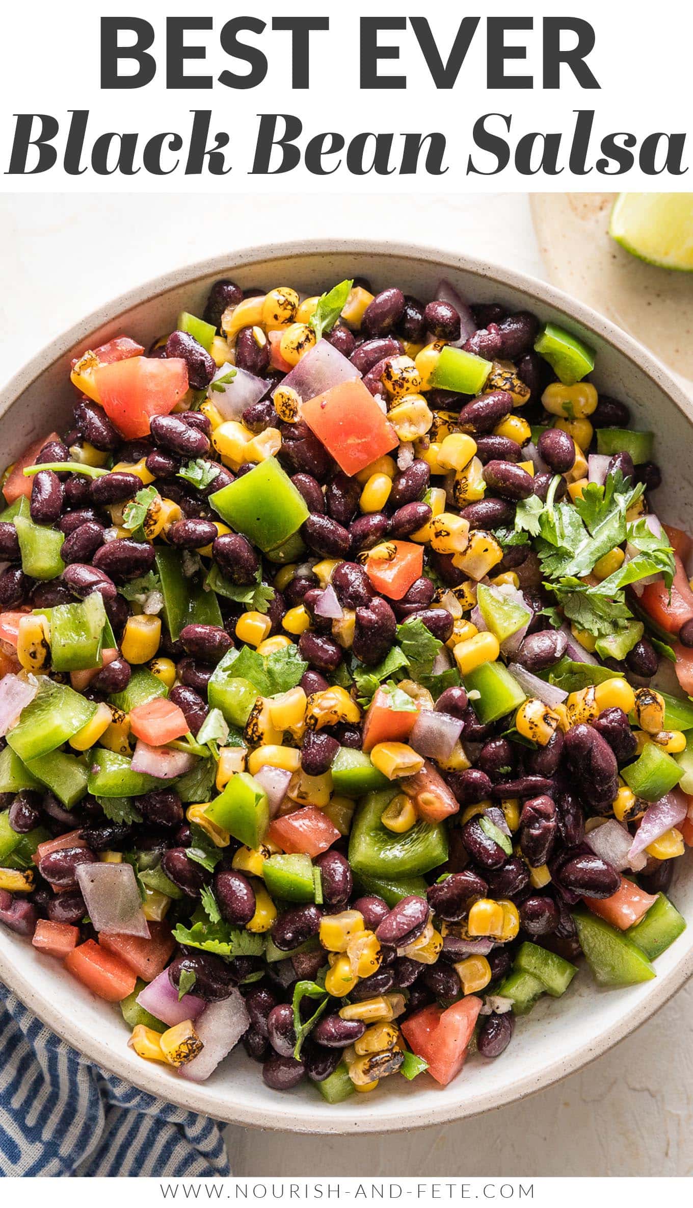 Black Bean Salsa - Nourish and Fete