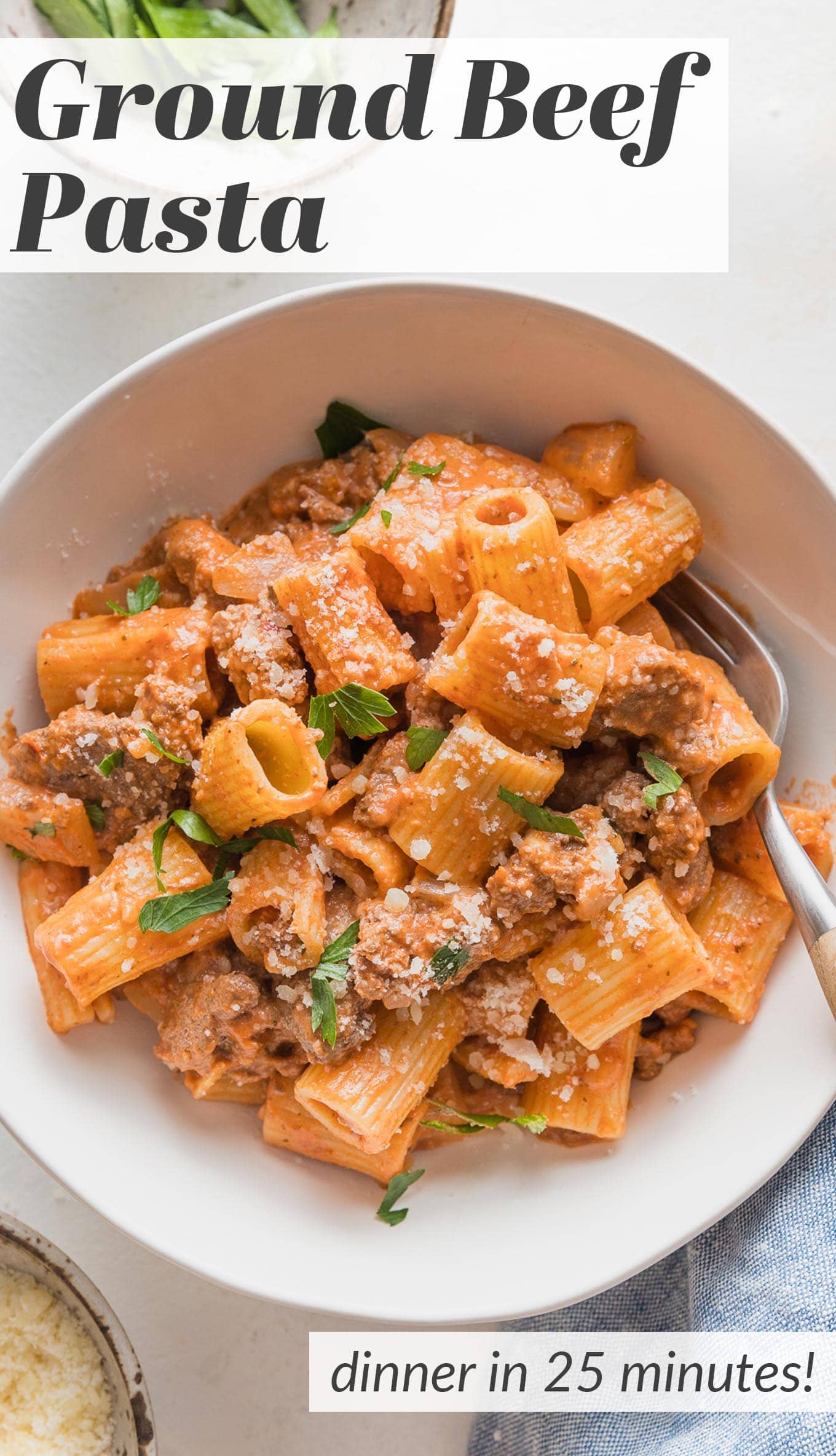 Ground Beef Pasta - Nourish and Fete