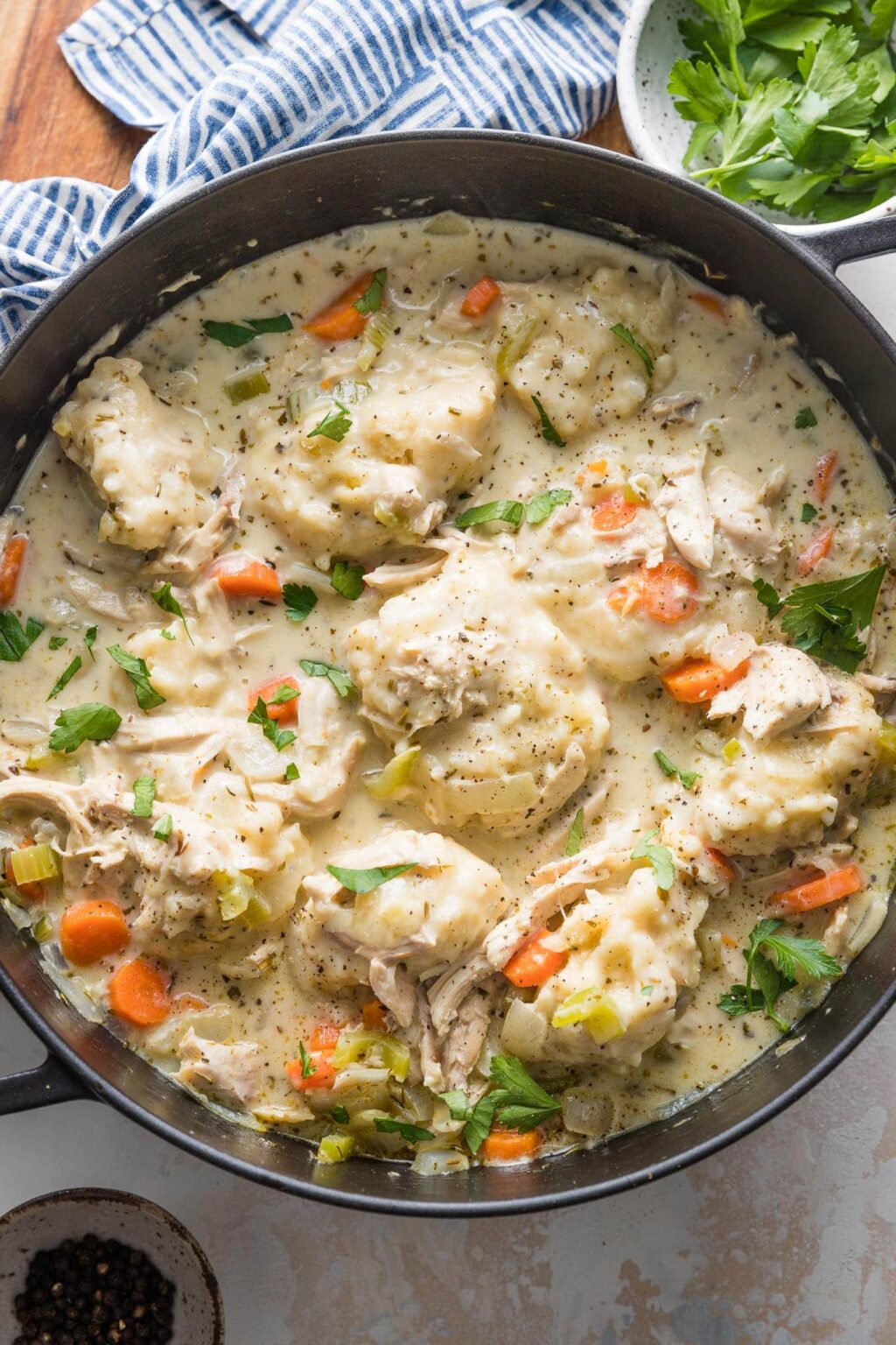 Chicken and Dumplings - Nourish and Fete