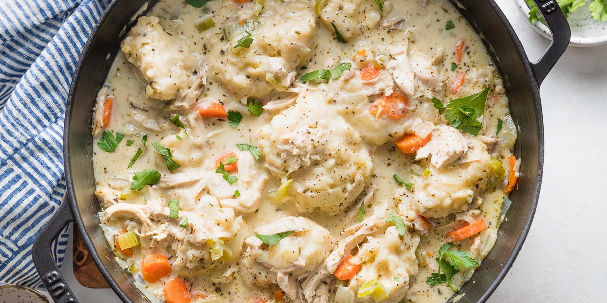 Chicken and Dumplings - Nourish and Fete