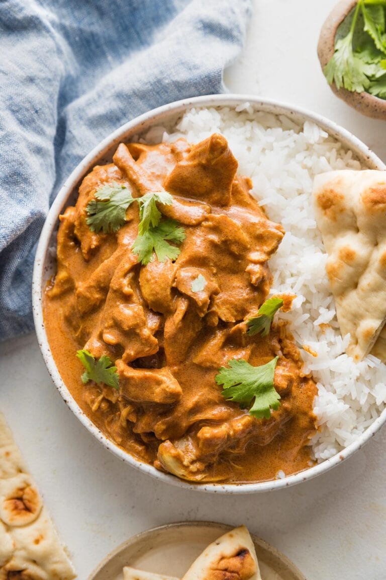 Slow Cooker Butter Chicken - Nourish and Fete