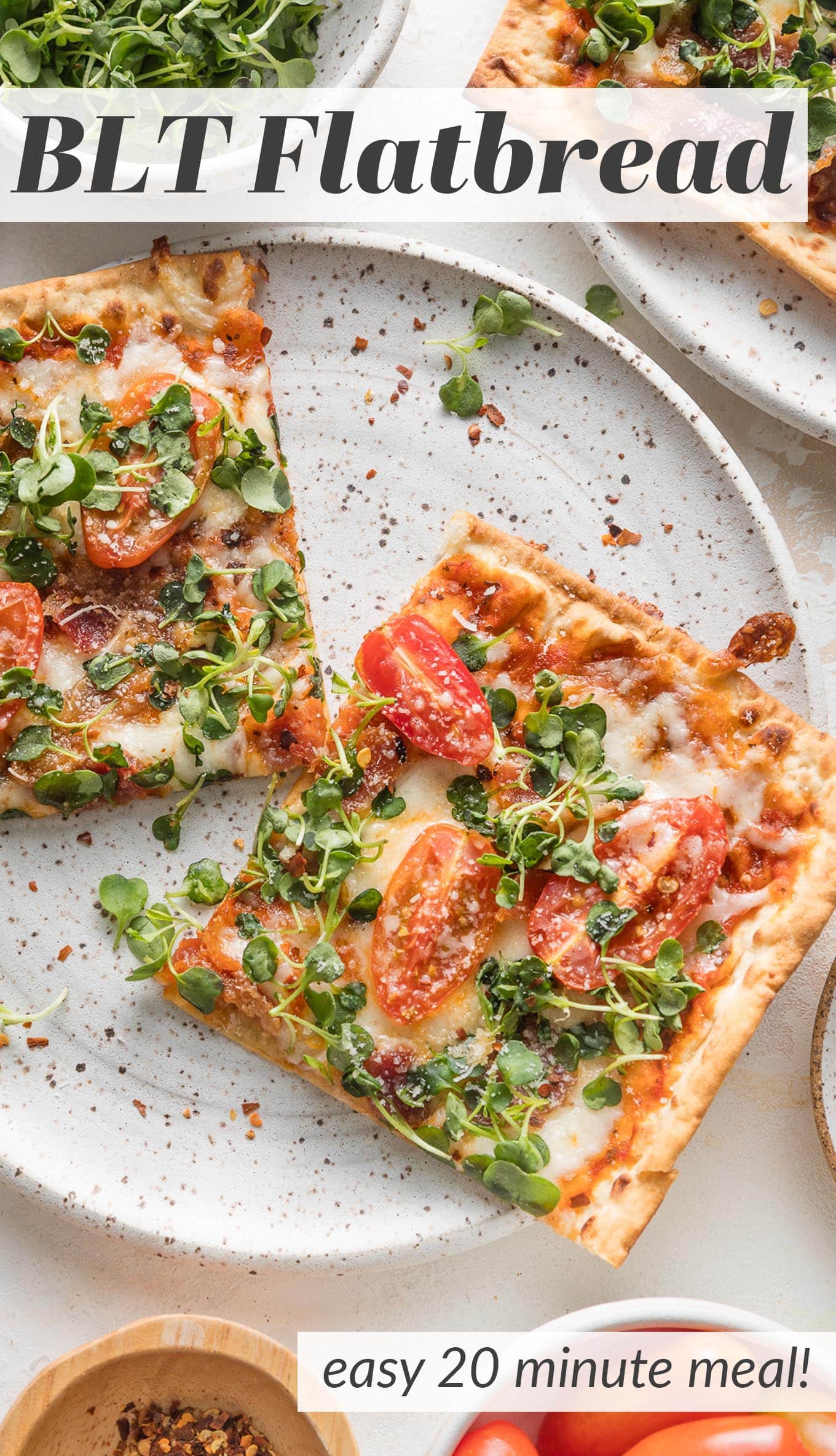 BLT Flatbread Pizza - Nourish and Fete