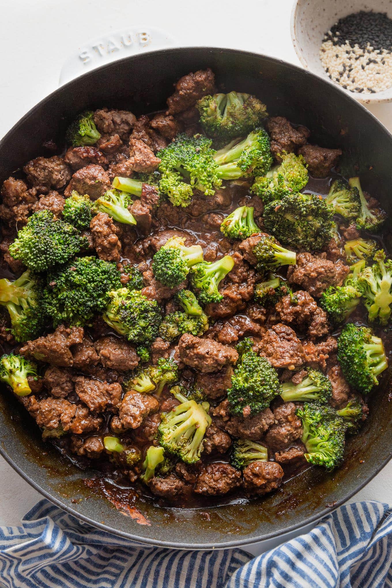 Ground Beef and Broccoli - Nourish and Fete