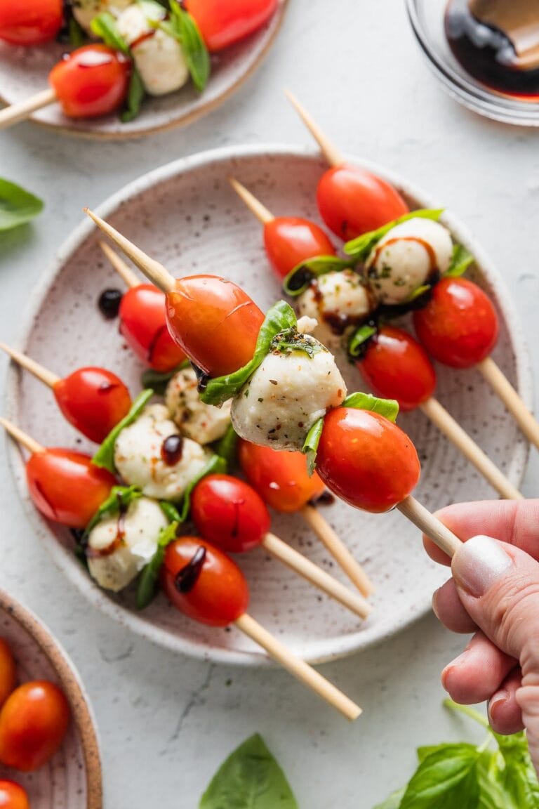 Caprese Skewers - Nourish and Fete