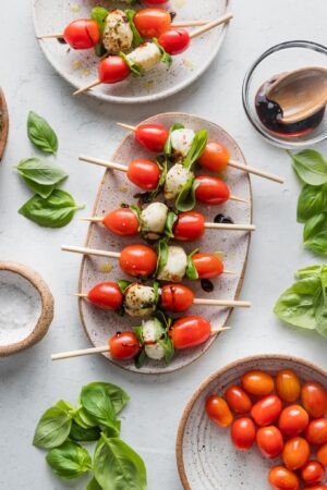 Caprese Skewers - Nourish and Fete