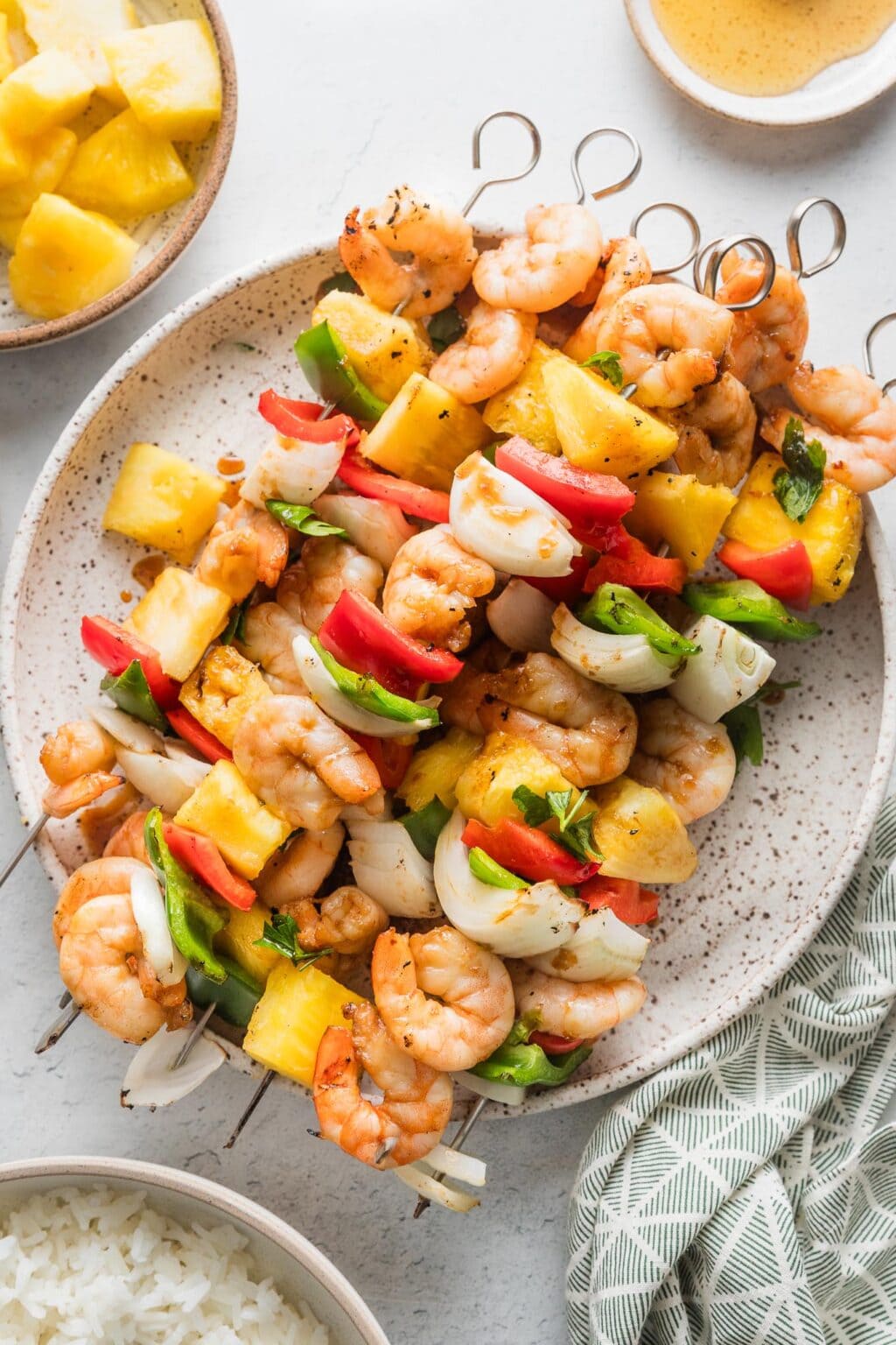 Shrimp Pineapple Skewers - Nourish and Fete